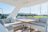 Prestige 590 for sale - flybridge seating